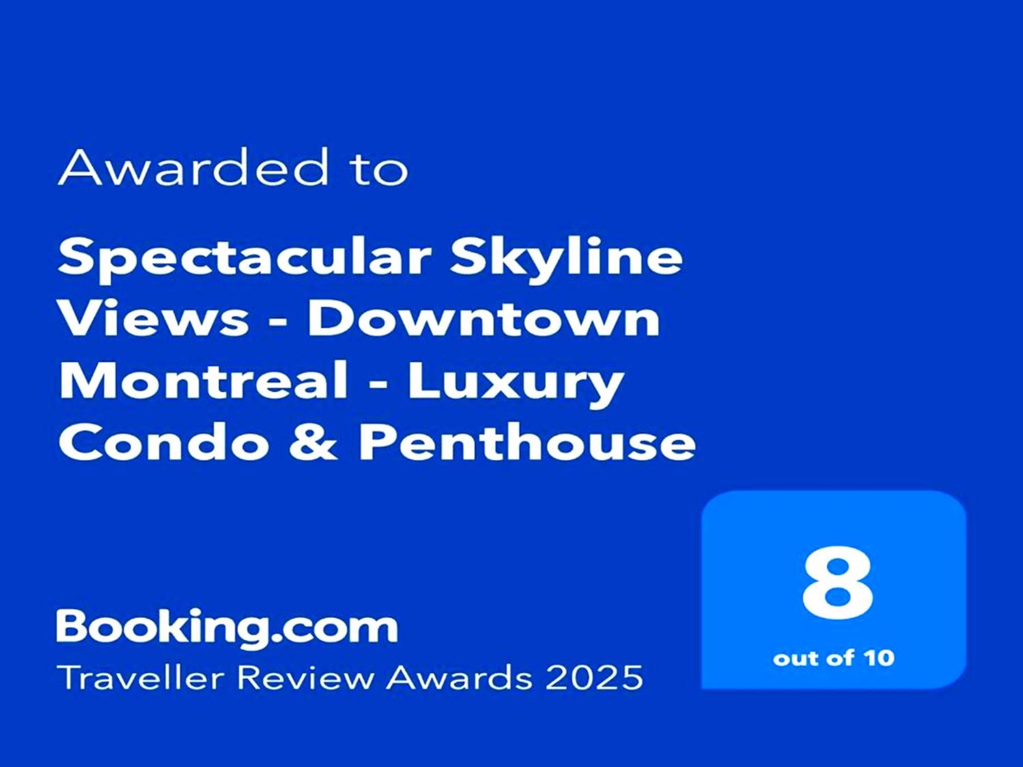 Spectacular Skyline Views - Downtown Montreal - Luxury Condo & Penthouse 外观 照片